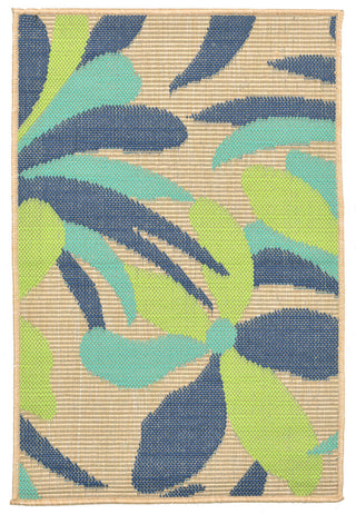 Trans Ocean Playa Flower Blue Area Rug by Liora Manne