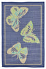 Trans Ocean Playa Butterfly Blue Area Rug Main