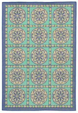 Trans Ocean Playa Tile Blue Area Rug Main