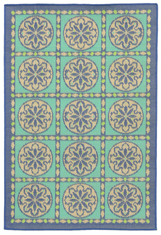 Trans Ocean Playa Tile Blue Area Rug by Liora Manne