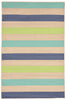 Trans Ocean Playa Stripe Blue Area Rug main image