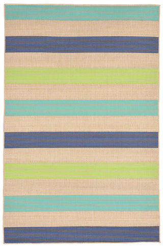 Trans Ocean Playa Stripe Blue Area Rug main image