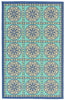 Trans Ocean Playa Tile Blue Area Rug main image