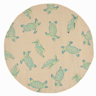 Trans Ocean Playa Seaturtles Natural Area Rug by Liora Manne