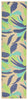 Trans Ocean Playa Flower Blue Area Rug Main