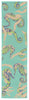 Trans Ocean Playa Seahorses Blue Area Rug 1'11'' X 7'6'' Runner