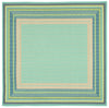 Trans Ocean Playa Multi Border Blue Area Rug by Liora Manne