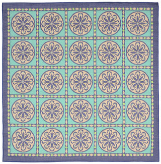 Trans Ocean Playa Tile Blue Area Rug Main