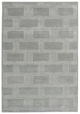 Trans Ocean Roma Boxes Grey Area Rug main image