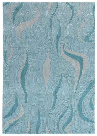 Trans Ocean Roma Stream Blue Area Rug main image