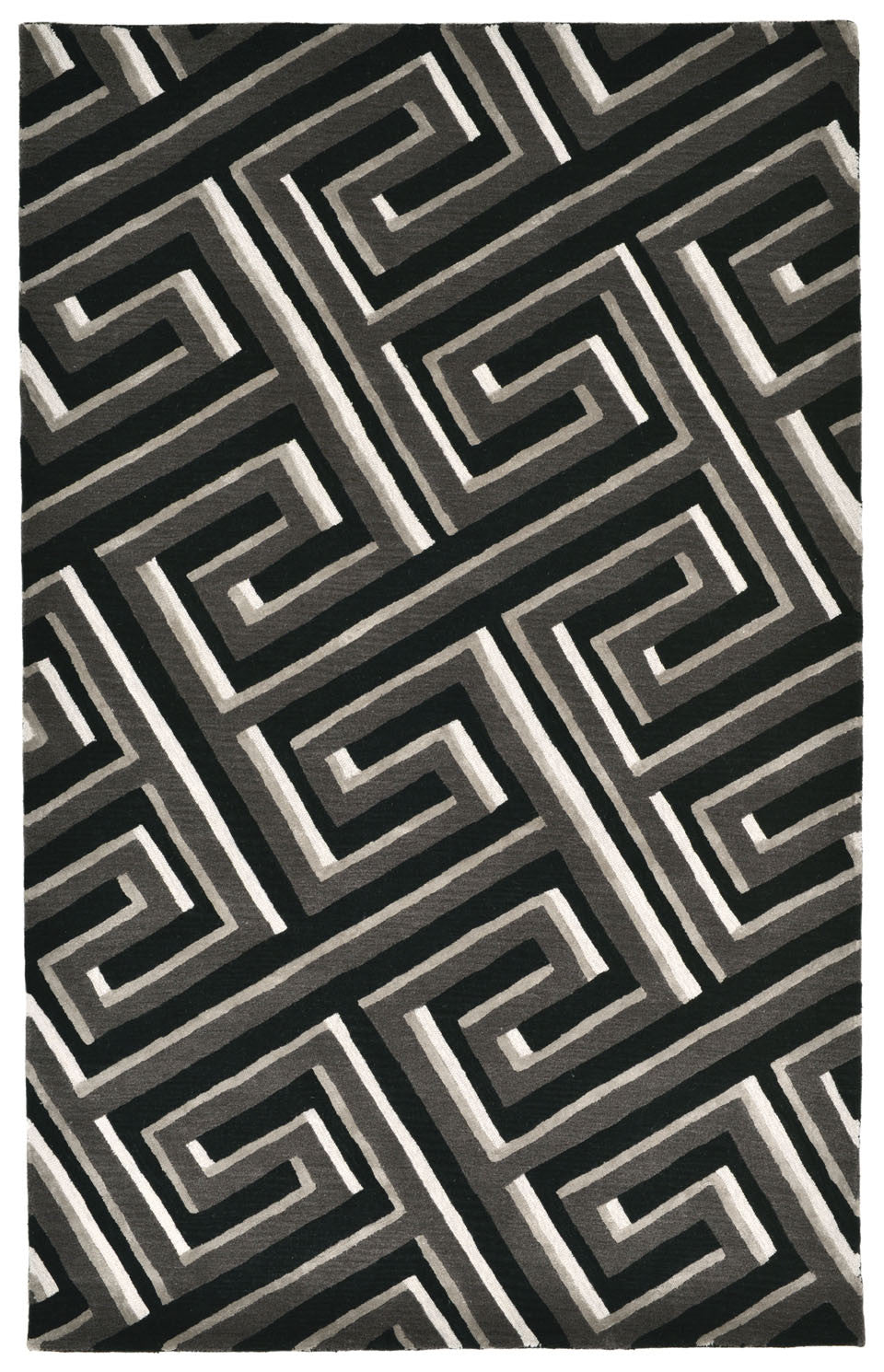 Trans Ocean Roma Maze Grey Area Rug by Liora Manne – Incredible Rugs ...