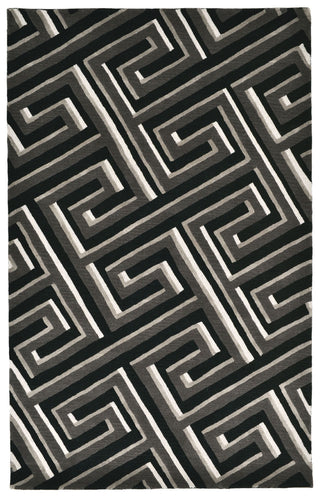 Trans Ocean Roma Maze Grey Area Rug main image