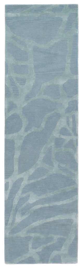 Trans Ocean Roma Shapes Blue Area Rug 2'3'' X 8'0'' Runner