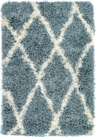 Trans Ocean Rio Diamonds Blue Area Rug Mirror by Liora Manne Main Image