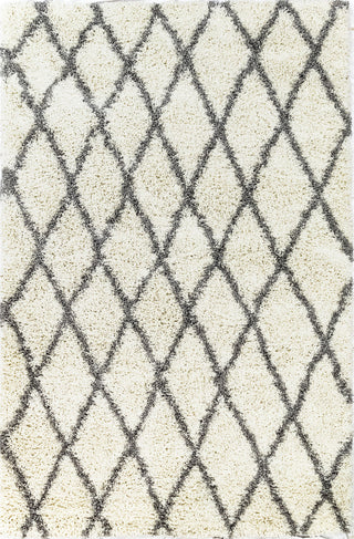 Trans Ocean Rio Diamonds Ivory Area Rug Mirror by Liora Manne main image