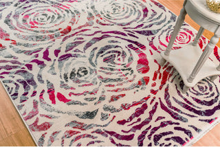 Trans Ocean Calais Galaxy Fuchsia Area Rug by Liora Manne  Feature