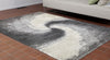 Trans Ocean Andes Spiral Charcoal Area Rug by Liora Manne  Feature