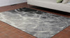 Trans Ocean Corsica Water Black/white Area Rug by Liora Manne  Feature