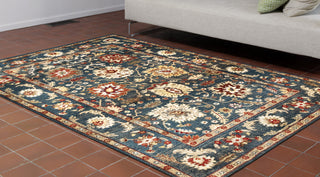 Trans Ocean Hampton Sarouk Navy Area Rug by Liora Manne  Feature