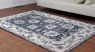 Trans Ocean Hampton Sarouk Charcoal Area Rug by Liora Manne  Feature