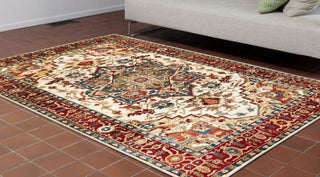 Trans Ocean Hampton Heriz Ivory Area Rug by Liora Manne  Feature