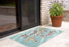 Trans Ocean Frontporch Mermaid Crossing Blue Area Rug by Liora Manne Room Scene Feature