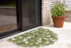 Trans Ocean Frontporch Mum Green Area Rug by Liora Manne Room Scene Feature