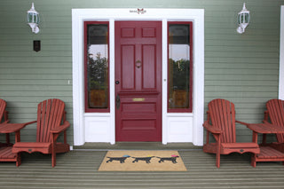 Trans Ocean Frontporch 3 Dogs Vacation Natural Area Rug by Liora Manne Room Scene Feature