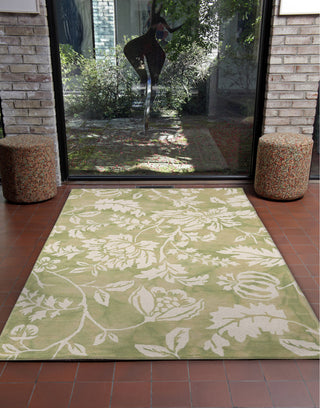 Trans Ocean Jadu Floral Sage Area Rug by Liora Manne 