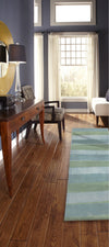 Trans Ocean Piazza Stripes Blue Area Rug by Liora Manne  Feature