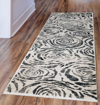 Trans Ocean Calais Galaxy Charcoal Area Rug by Liora Manne  Feature