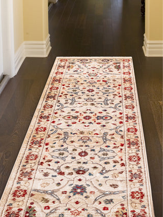 Trans Ocean Calais Oushak Beige Area Rug by Liora Manne  Feature