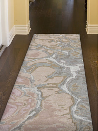 Trans Ocean Corsica Water Blush Area Rug Mirror by Liora Manne 