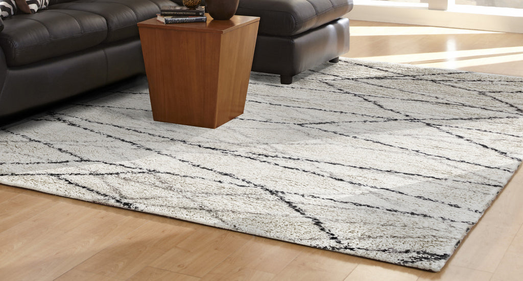 Trans Ocean Andes Geo Grey Area Rug by Liora Manne  Feature