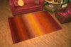 Trans Ocean Ombre Stripes Red Area Rug by Liora Manne Room Scene Feature