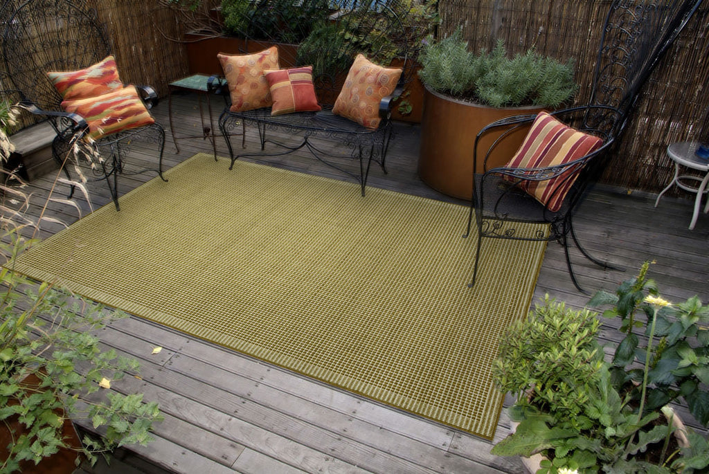 Trans Ocean Terrace Texture Green Area Rug by Liora Manne Room Scene Feature