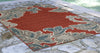Trans Ocean Riviera Ornamental Leaf Red Area Rug by Liora Manne  Feature