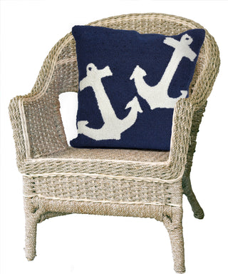 Trans Ocean Capri Anchor Navy Area Rug by Liora Manne 