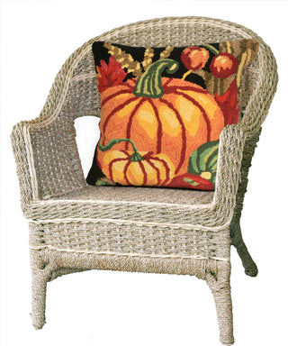 Trans Ocean Frontporch Pumpkin Black/Grey by Liora Manne  Feature