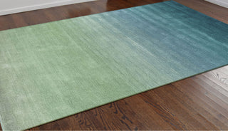 Trans Ocean ARCA Ombre Aqua Area Rug Mirror by Liora Manne 