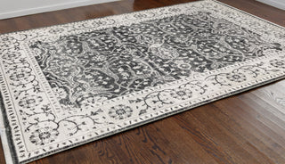 Trans Ocean Calais Oushak Charcoal Area Rug by Liora Manne  Feature