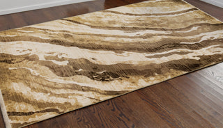 Trans Ocean Calais Dunes Beige Area Rug by Liora Manne  Feature