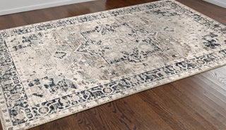 Trans Ocean Hampton Heriz Grey Area Rug by Liora Manne  Feature