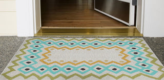 Trans Ocean Capri Ethnic Border Natural Area Rug by Liora Manne  Feature