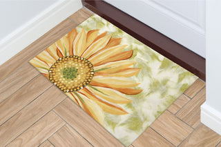 Trans Ocean Illusions Sunflower Yellow Mirror by Liora Manne 