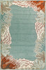 Trans Ocean Riviera Reef Border Area Rug Mirror by Liora Manne main image