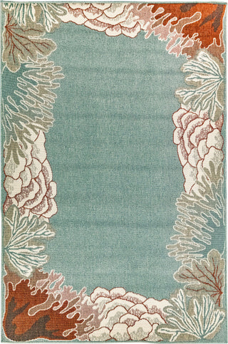 Trans Ocean Riviera Reef Border Area Rug Mirror by Liora Manne main image