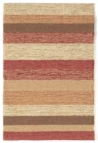 Trans Ocean Ravella Stripe Red Area Rug Main