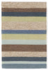 Trans Ocean Ravella Stripe Blue Area Rug 2' 0'' X 3' 0''
