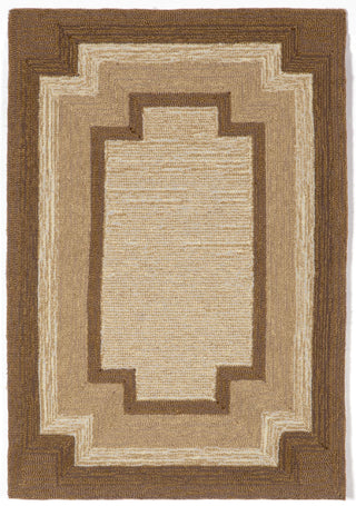 Trans Ocean Ravella Border Natural Area Rug Main